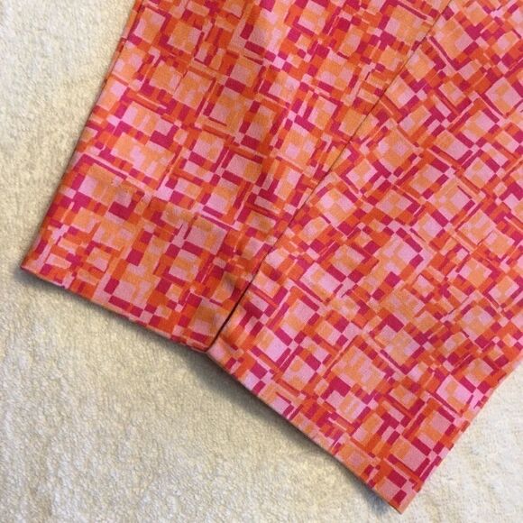 Briggs pink orange size 12 capris side zip bright - Picture 3 of 6